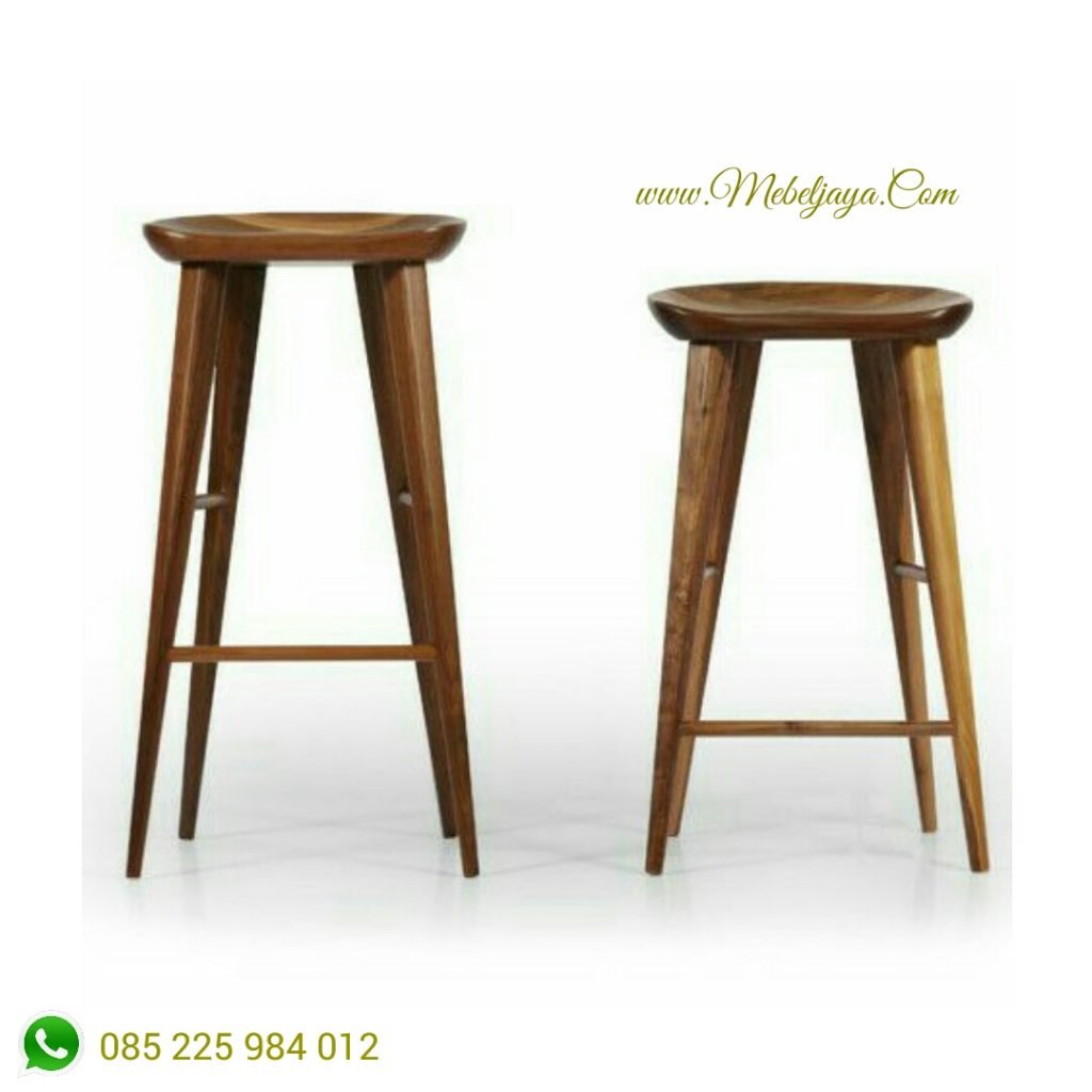 harga bar stool kayu jati