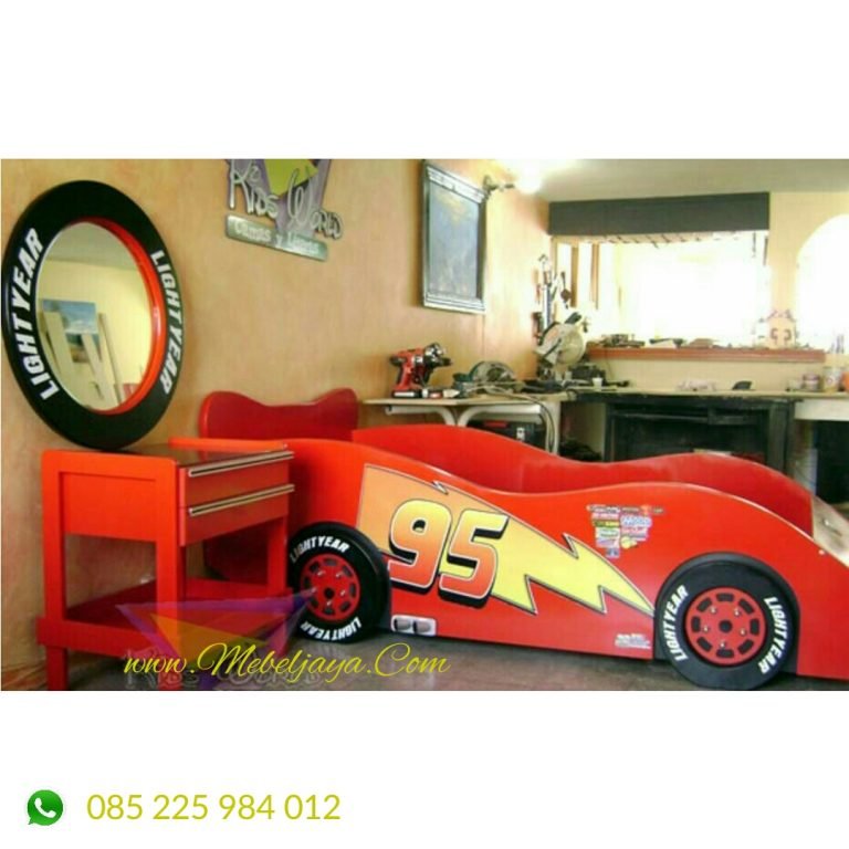 TEMPAT TIDUR  CARS  MCQUEEN  JEPARA MEBEL JAYA